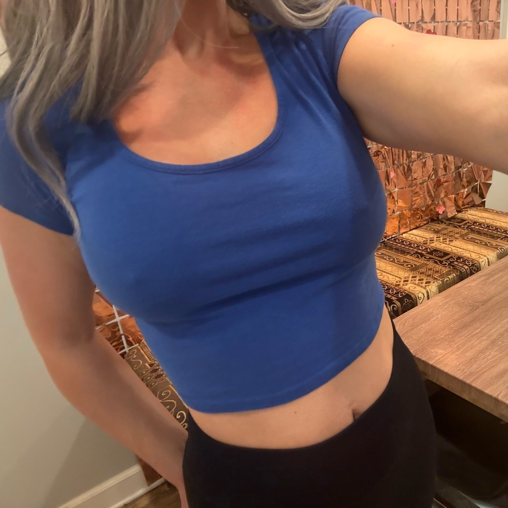 ✨Ambiance | Royal Blue Crop Top✨